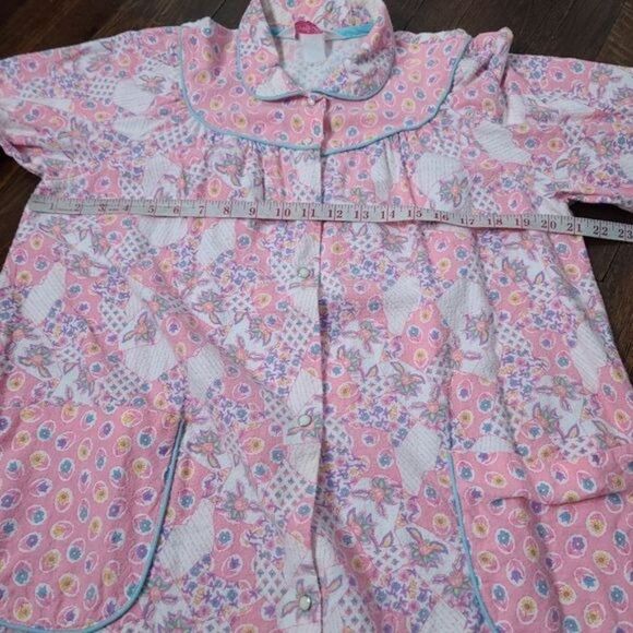 Vintage Super Girly Pink Barbiecore Maxi Length Night Gown - Picture 9 of 14